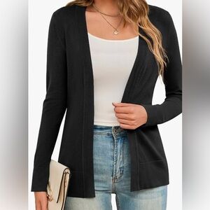 Lienridy Sweater Cardigan Open Front a Size XL